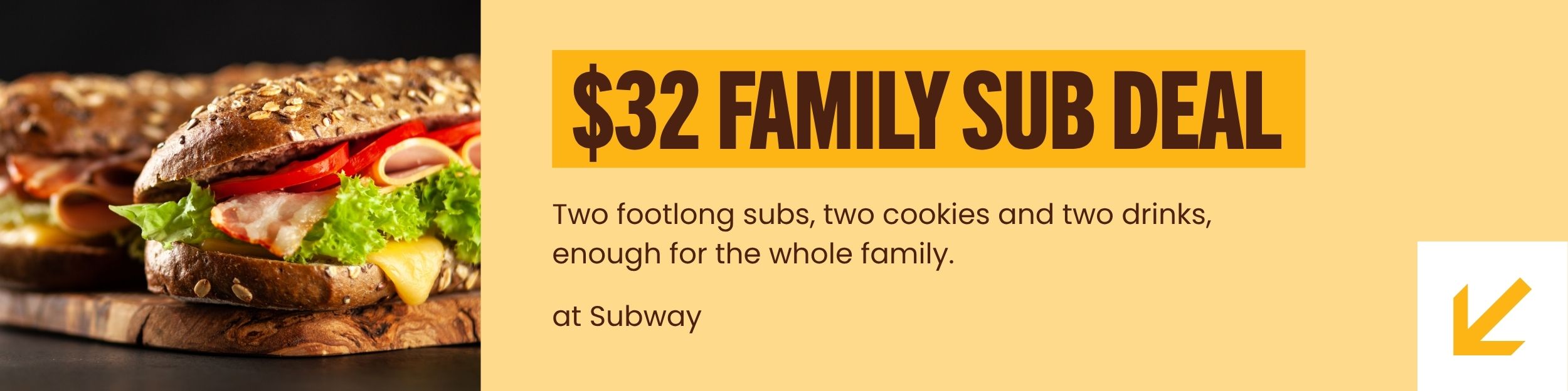 Sub Combo at Subway