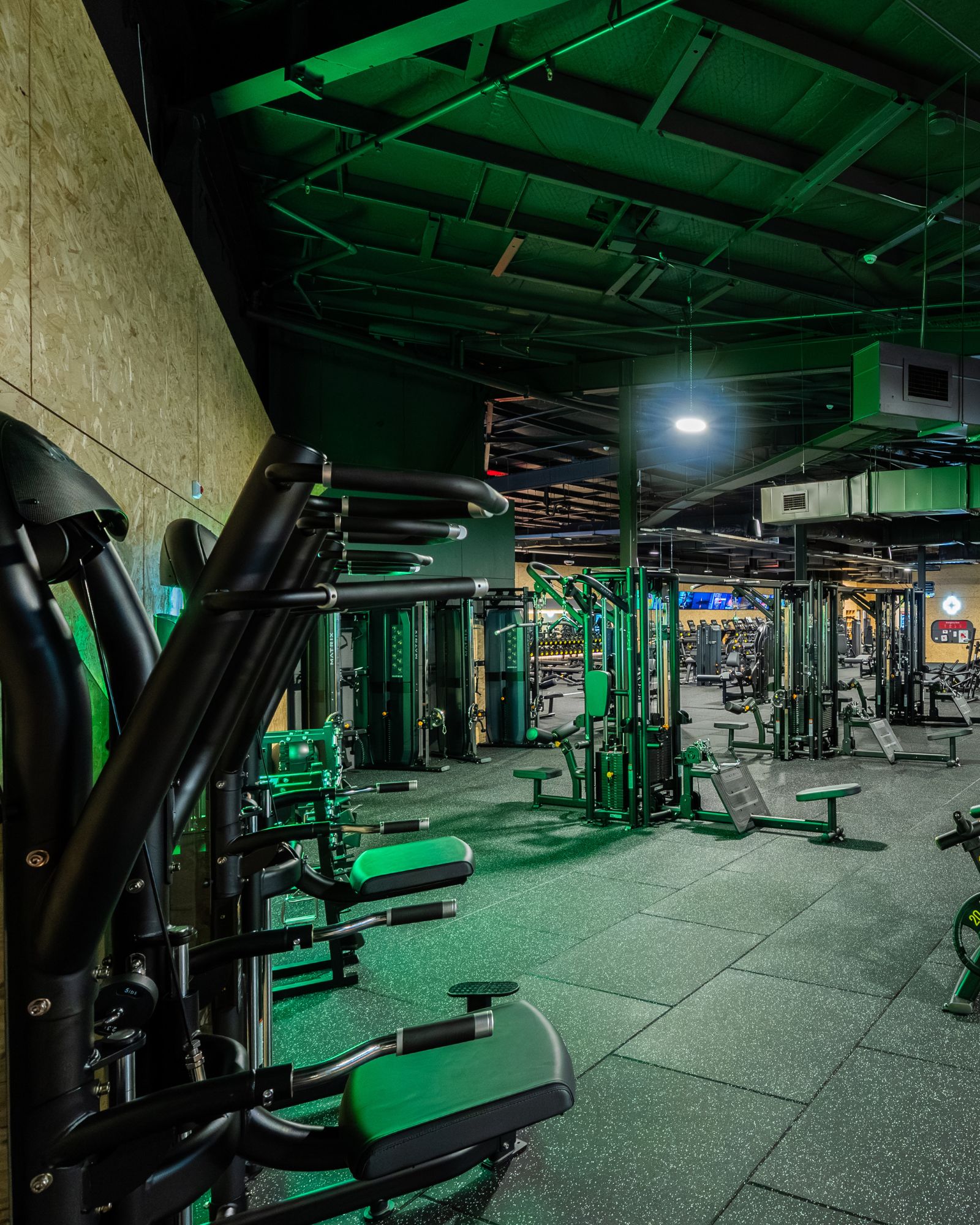 Member facilities at Revo Fitness Jesmond