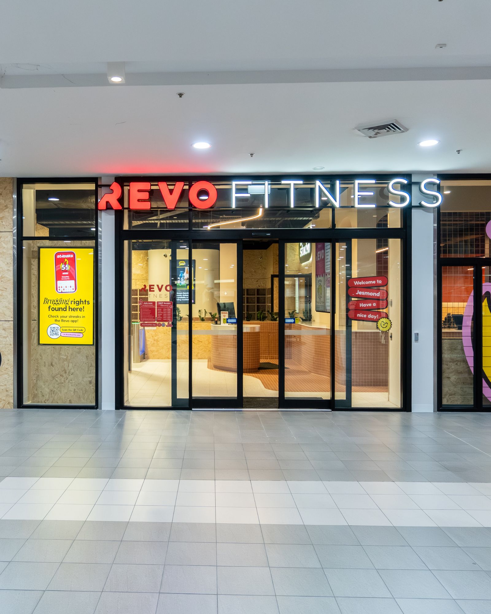 Member facilities at Revo Fitness Jesmond
