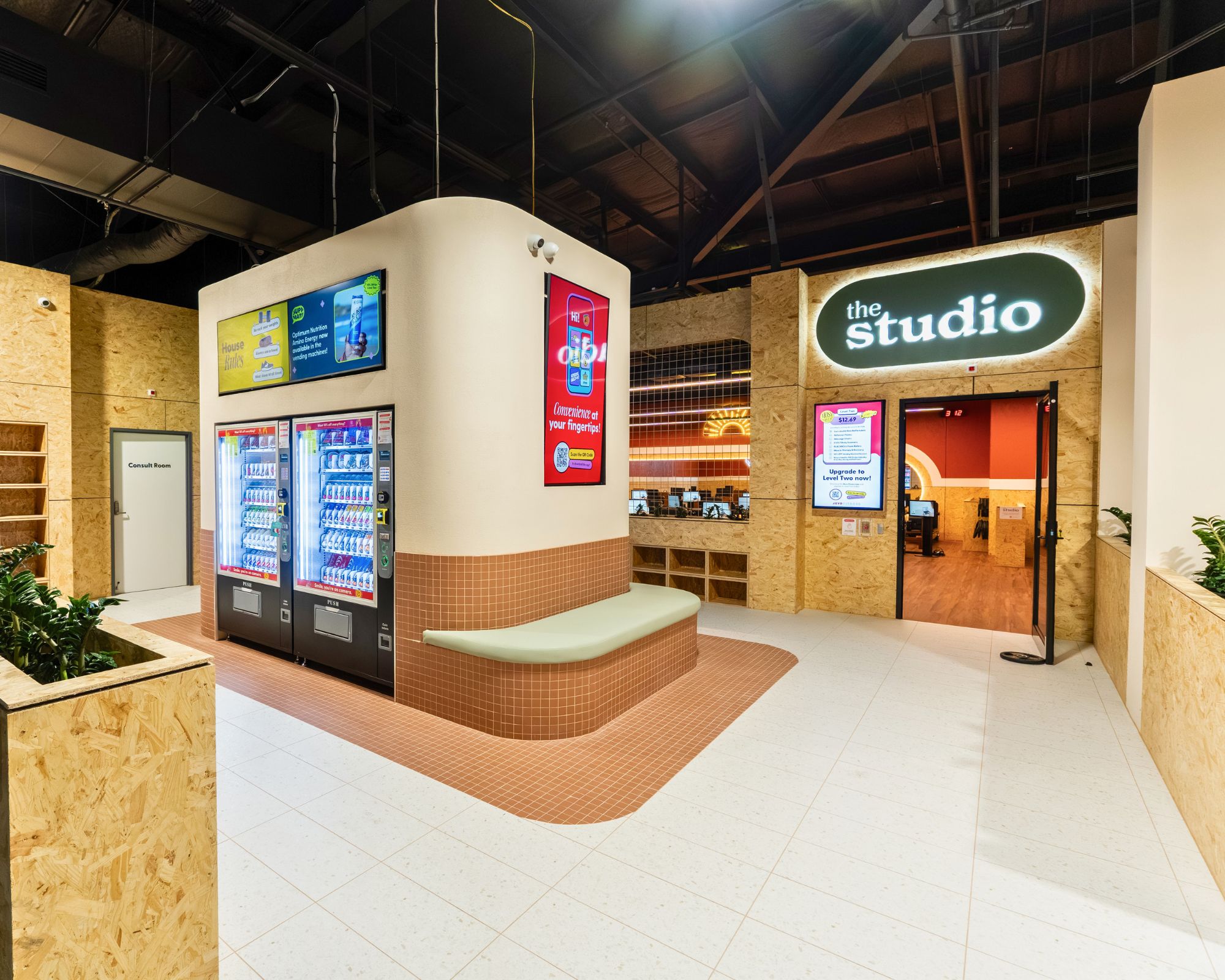 Member facilities at Revo Fitness Jesmond