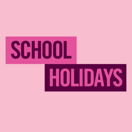 Text 'School Holidays'