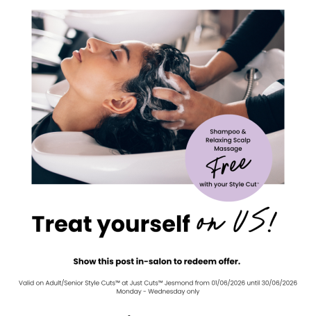 Complimentary Shampoo Offer