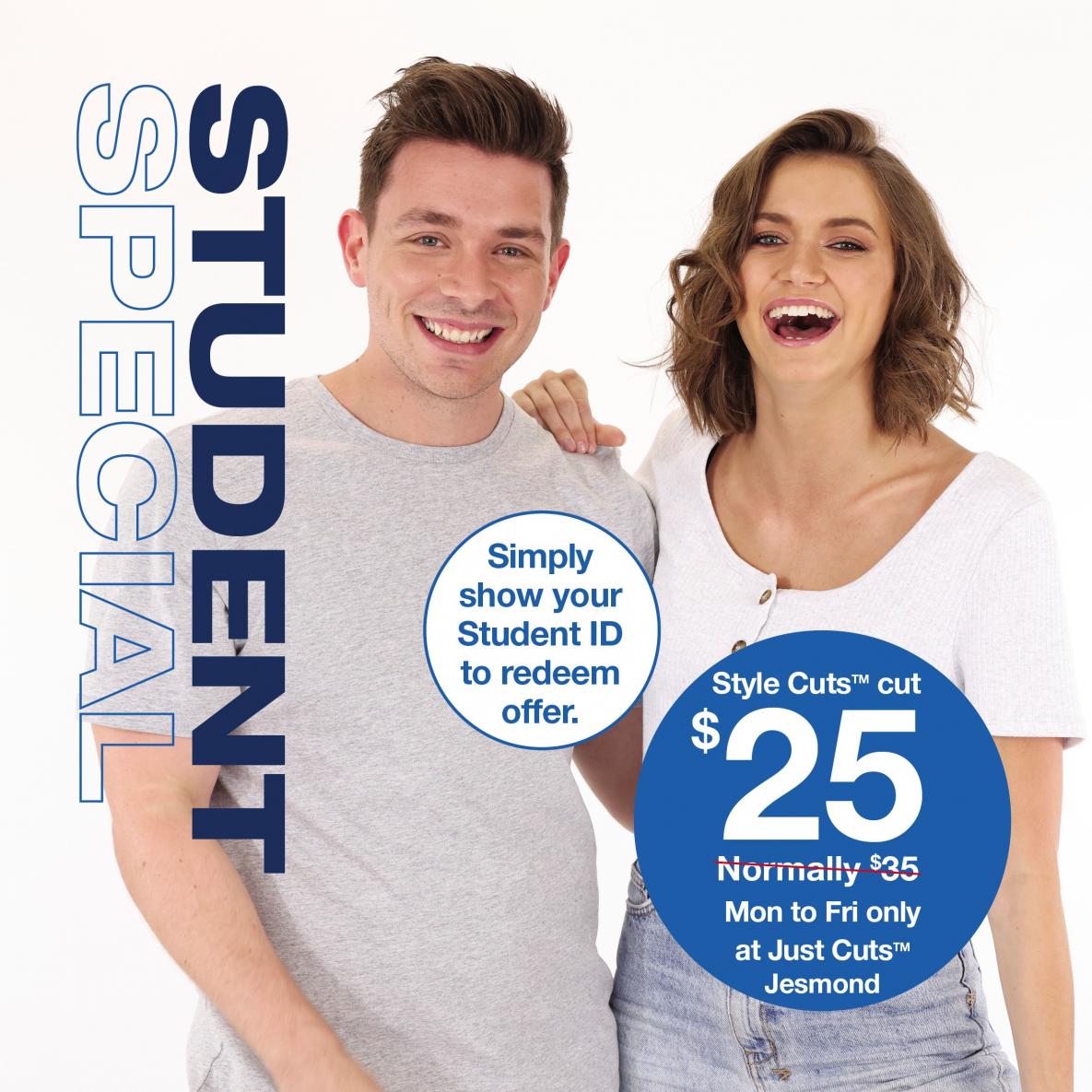 Just Cuts Jesmond Student Offer